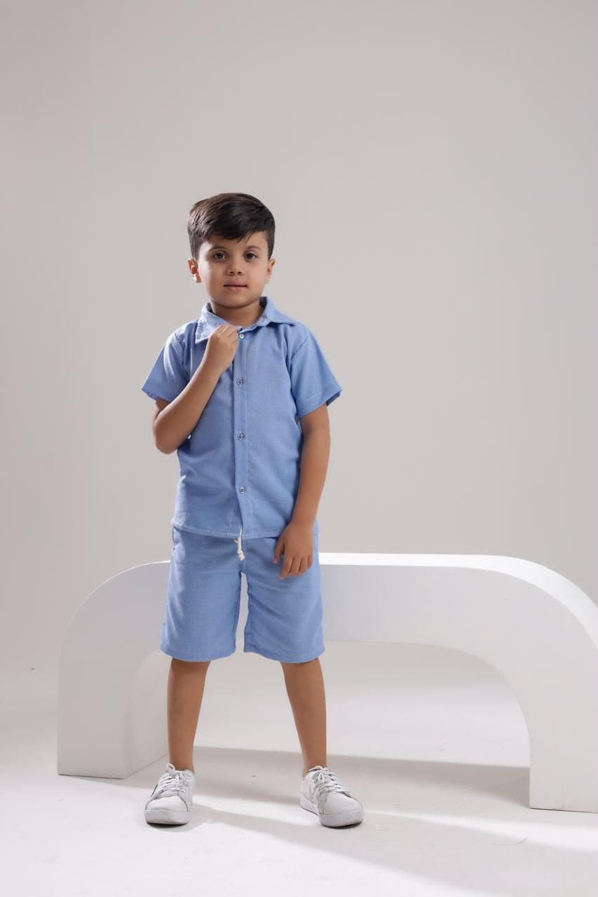 Conjunto linho azul